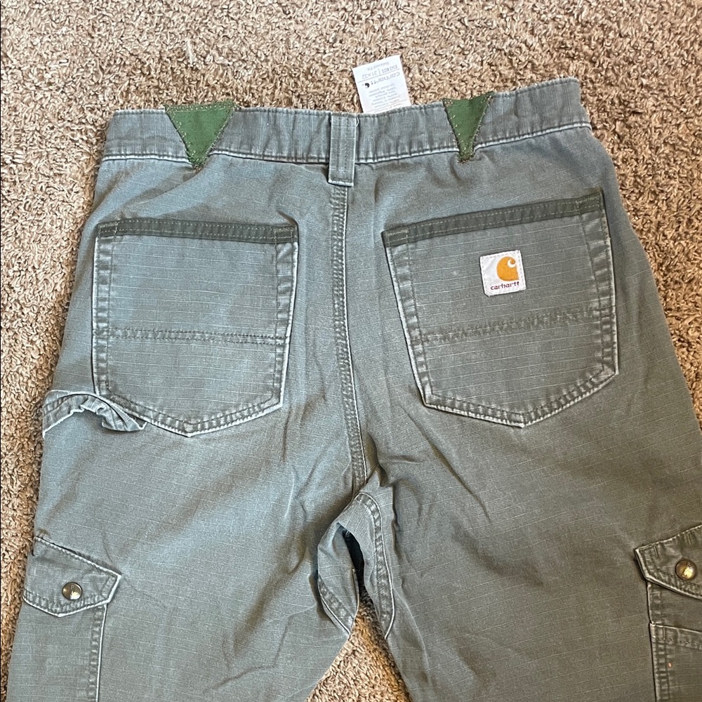 Carhartt Men's Cargo Pants in Sage Green Rip/Stop - Picture 8 of 8